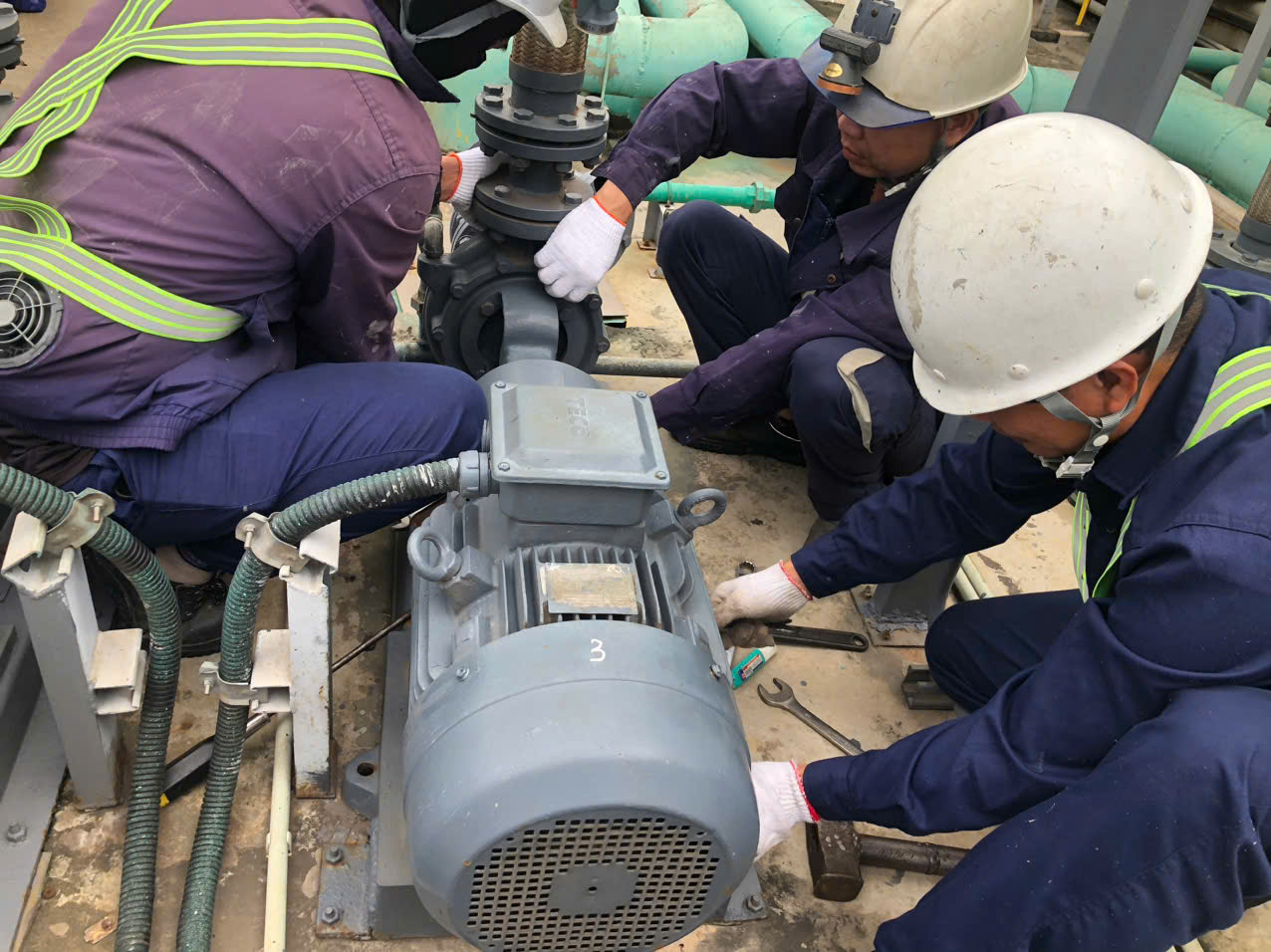 NHỮNG LƯU Ý QUAN TRỌNG KHI KIỂM TRA MÁY BƠM TẠI KHU CÔNG NGHIỆP.