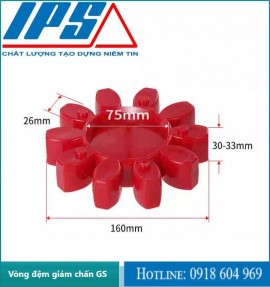 Vòng đệm giảm chấn GS75 (98ShA) khớp nối Rotex KTR