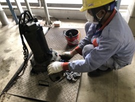 QUY TRÌNH SỬA CHỮA BƠM NƯỚC THẢI CHO NHÀ MÁY.