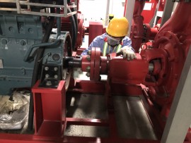 BẢO DƯỠNG CĂN CHỈNH BƠM CHỮA CHÁY.