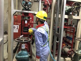 KHẢO SÁT SỬA CHỮA BƠM CHỮA CHÁY.