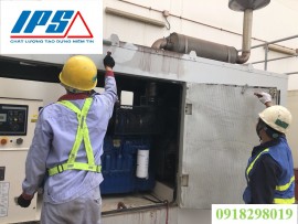 BẢO TRÌ, BẢO DƯỠNG, MÁY PHÁT ĐIỆN TẠI KHU CÔNG NGHIỆP LAI VU. 