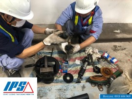 IPS BẢO TRÌ MÁY BƠM WILO CHO NHÀ MÁY NHẬT BẢN TẠI KCN BẮC THĂNG LONG.