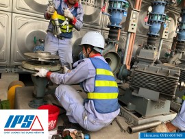 QUY TRÌNH KIỂM TRA VÀ SỬA CHỮA MÁY BƠM CÔNG NGHIỆP WILO TẠI IPS.