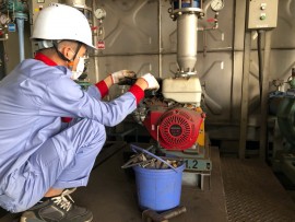 BẢO TRÌ HỆ THỐNG MÁY BƠM EBARA TRONG CÁC KHU CÔNG NGHIỆP LỚN.