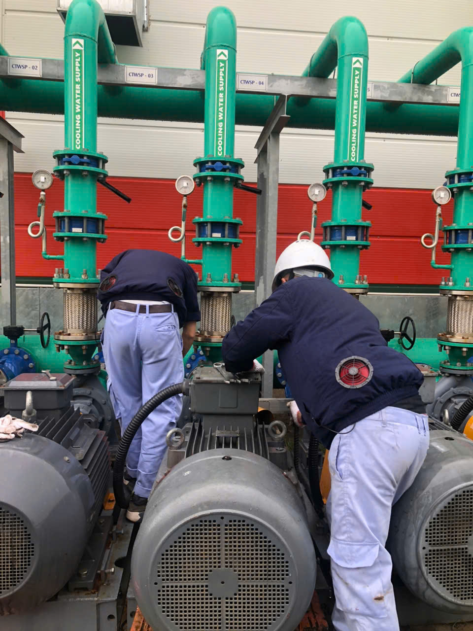 BẢO TRÌ MÁY BƠM ĐỊNH KỲ CHO TOÀN BỘ NHÀ MÁY TRONG KCN.