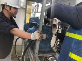 KIỂM TRA MÁY BƠM CÔNG NGHIỆP IPS. 