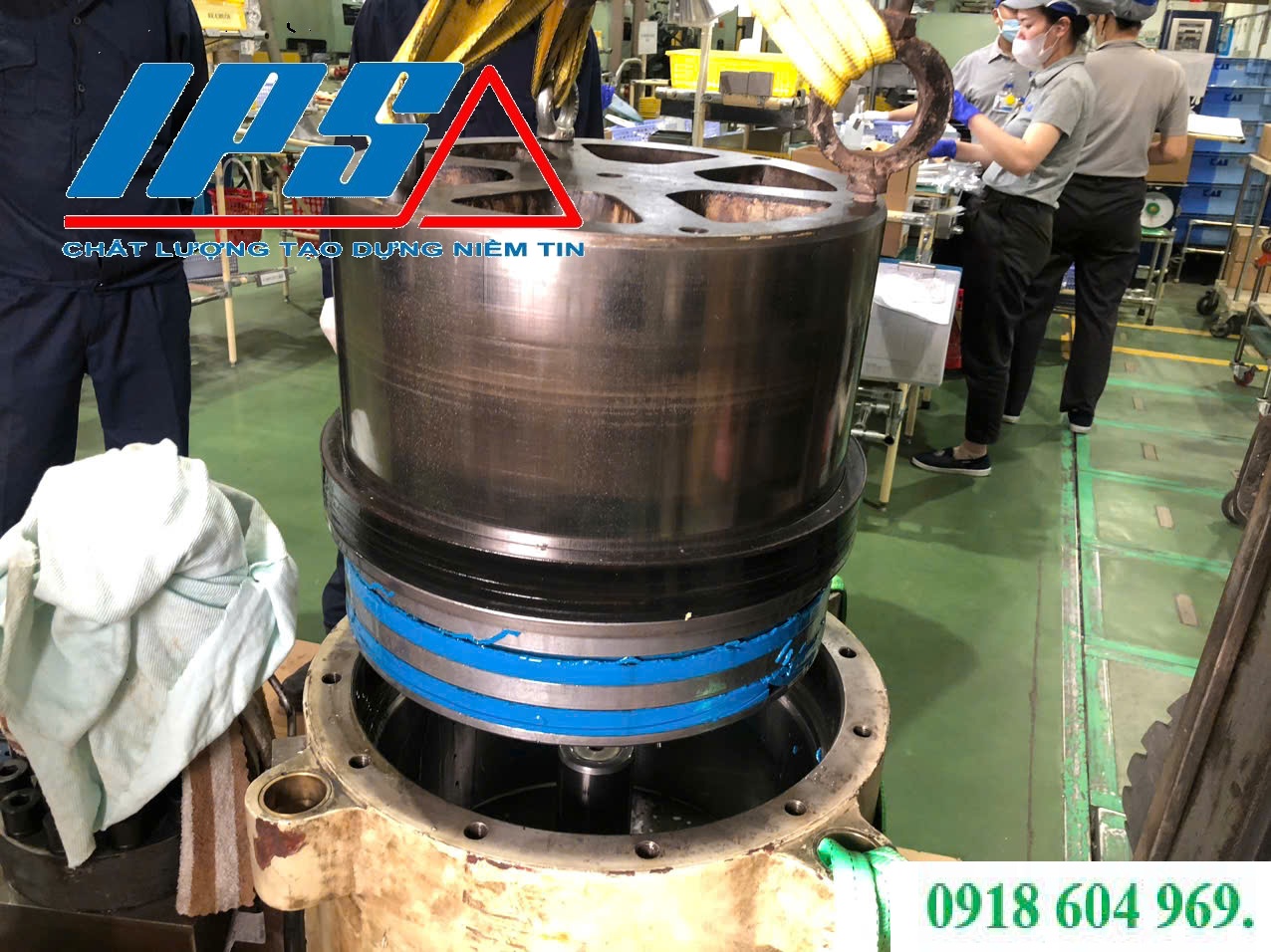 IPS – DỊCH VỤ SỬA CHỮA MÁY ÉP THỦY LỰC CHO NGÀNH ĐIỆN TỬ NHẬT BẢN.