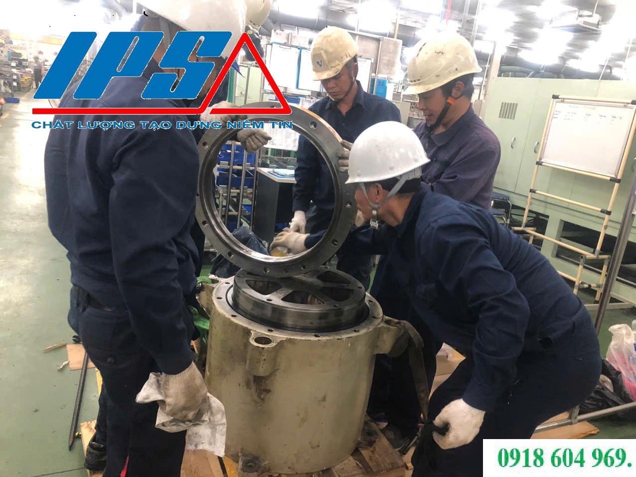 IPS – CHUYÊN GIA SỬA CHỮA MÁY ÉP THỦY LỰC CHO CÔNG TY FDI NHẬT BẢN.