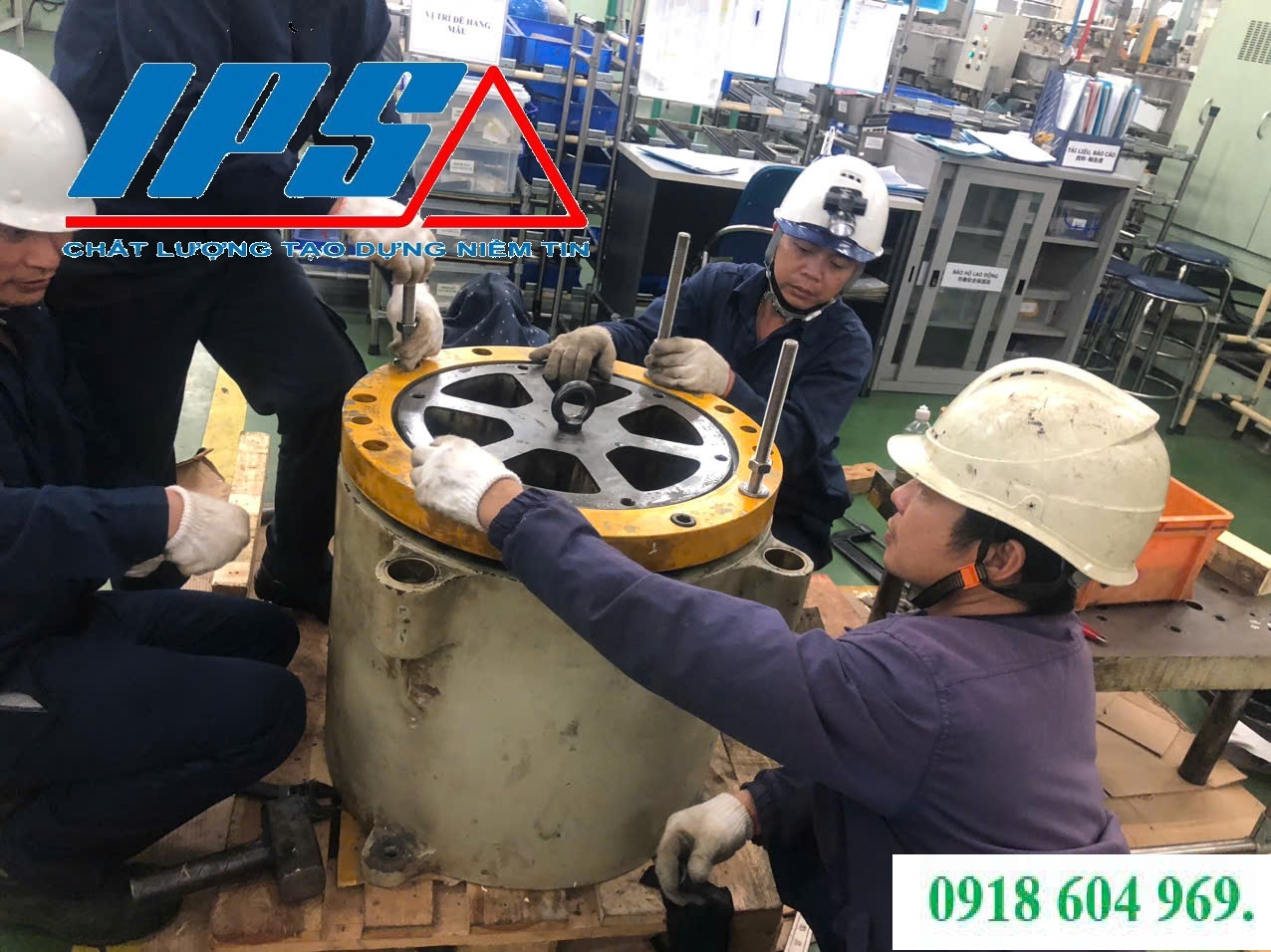 IPS KHẮC PHỤC LỖI TIẾNG ỒN MÁY ÉP THỦY LỰC HIỆU QUẢ.