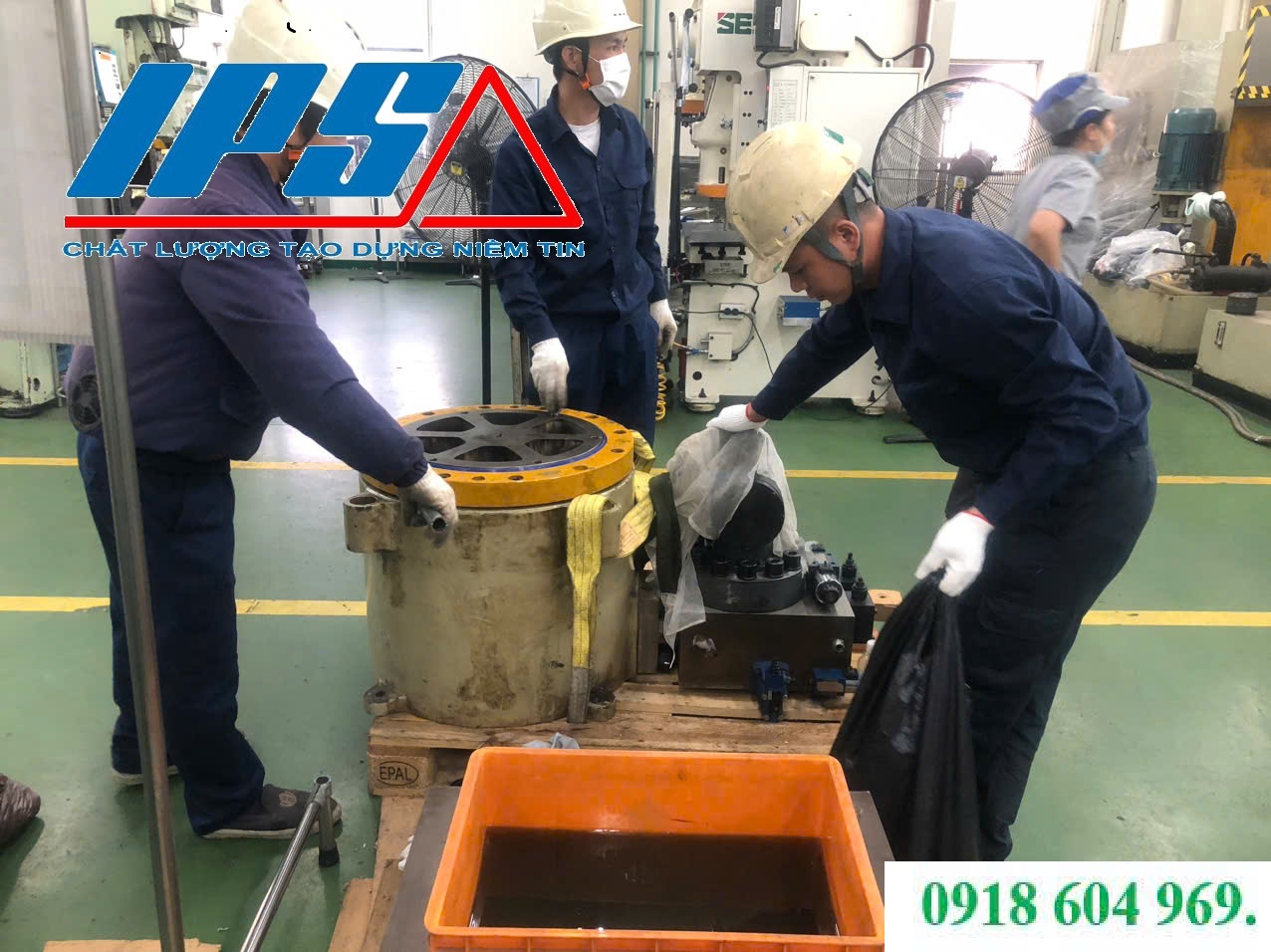 IPS – LỰA CHỌN SỐ 1 CHO SỬA CHỮA MÁY ÉP THỦY LỰC.