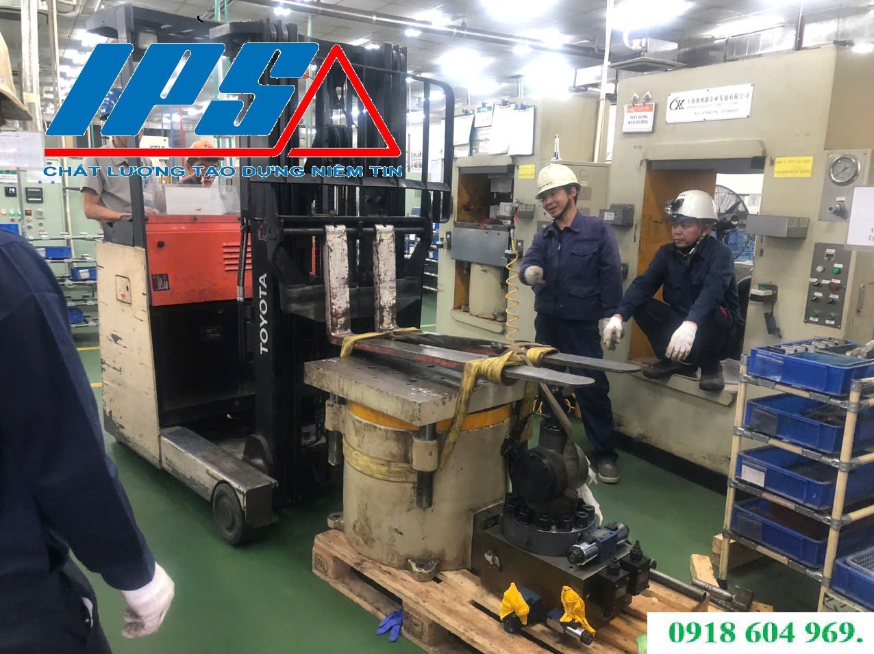 XỬ LÝ SỰ CỐ MÁY ÉP THỦY LỰC DỪNG MÁY ĐỘT NGỘT VỚI IPS.