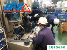 KIỂM TRA RÒ RỈ DẦU MÁY ÉP THỦY LỰC CÙNG DỊCH VỤ IPS.