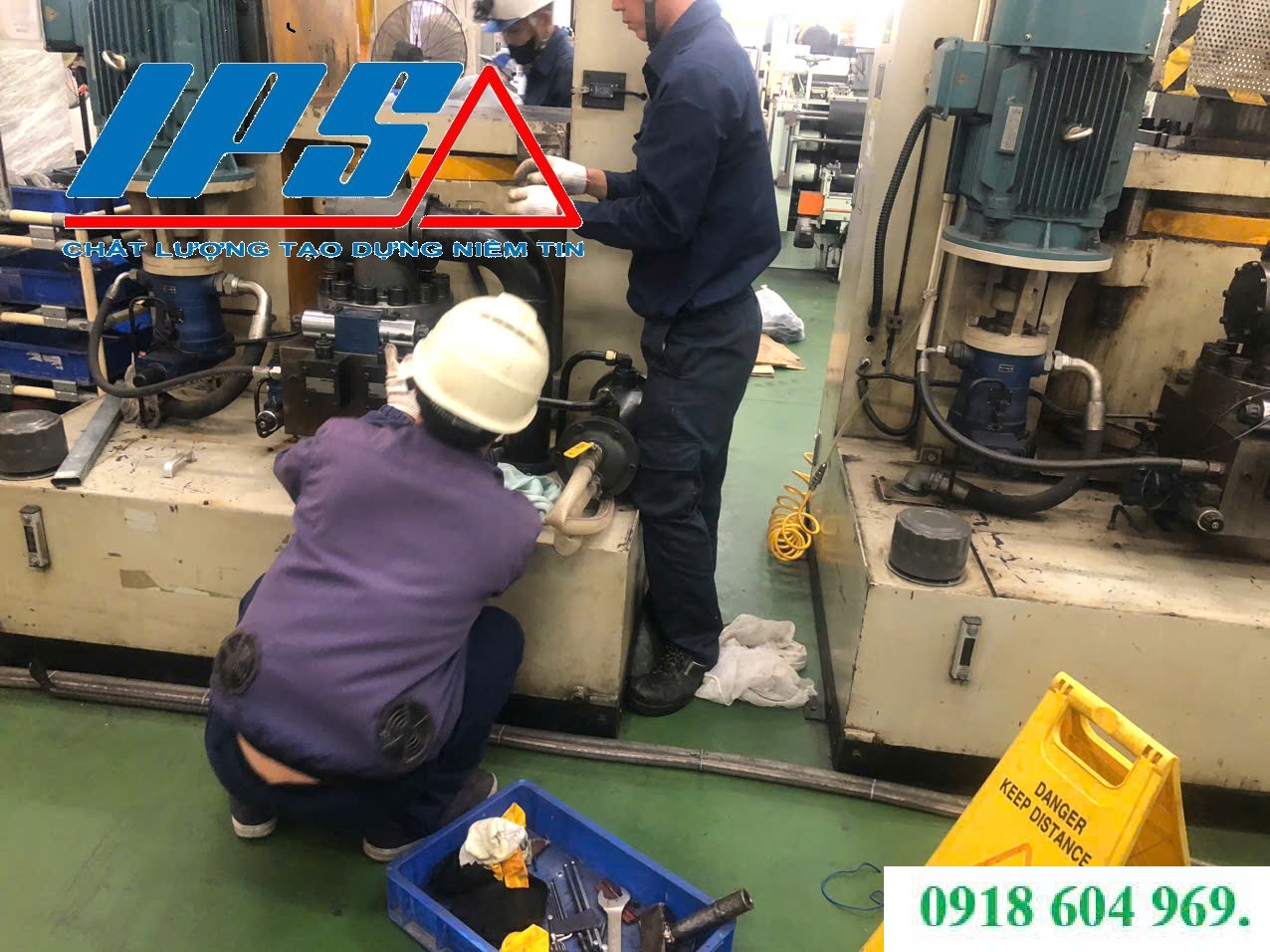 GIẢI PHÁP BẢO TRÌ DỰ PHÒNG MÁY ÉP THỦY LỰC TỪ IPS.