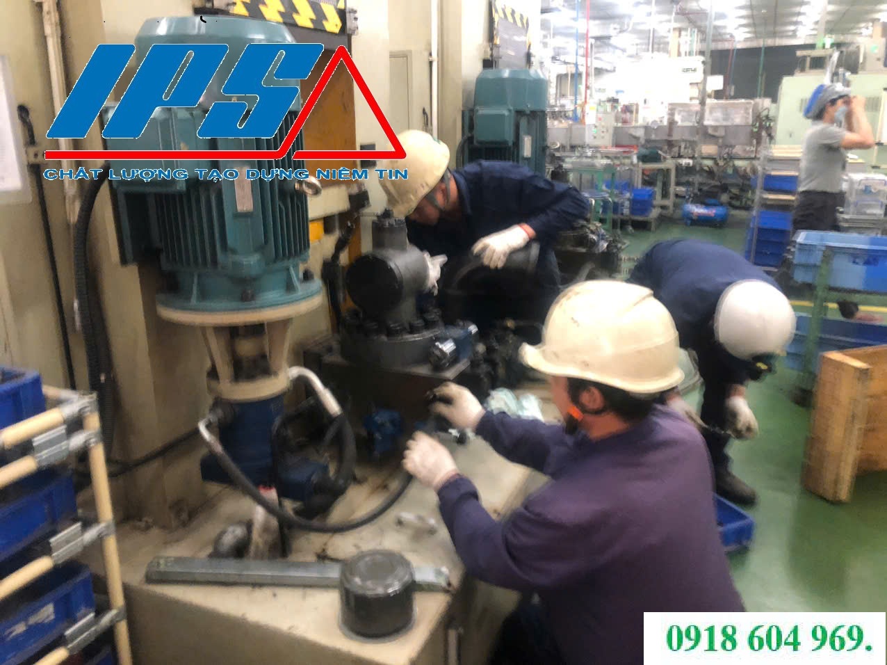 IPS XỬ LÝ LỖI MÁY ÉP THỦY LỰC CHẠY CHẬM.