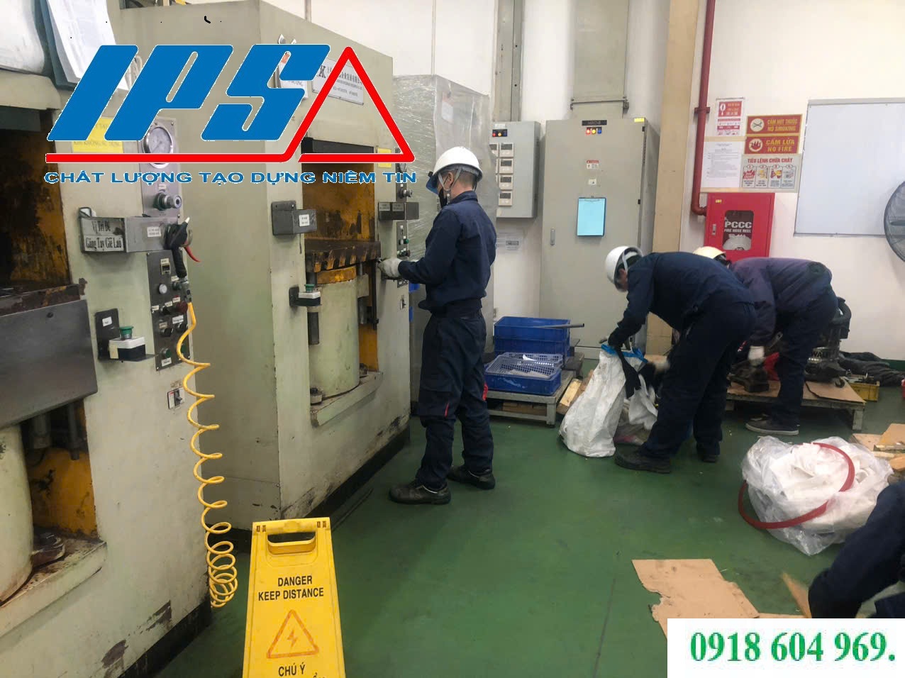 IPS TỐI ƯU LỊCH BẢO DƯỠNG MÁY ÉP THỦY LỰC CHO NHÀ MÁY.