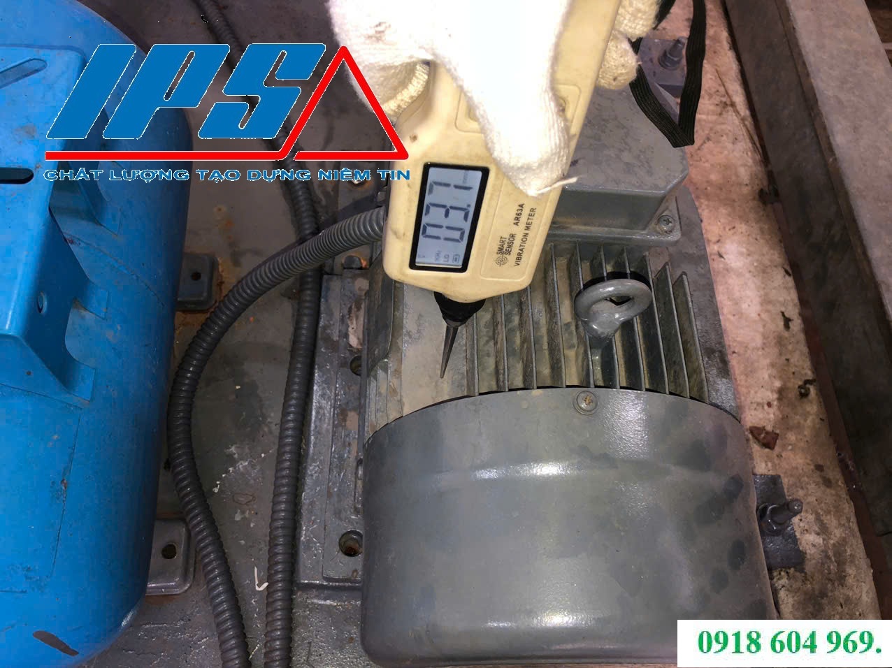 CÁCH KIỂM TRA ĐỘ RUNG ĐỘNG CƠ MÁY BƠM CÔNG NGHIỆP.