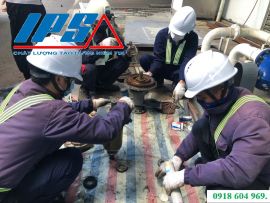 SỬA CHỮA MÁY BƠM CÔNG NGHIỆP CHO NHÀ MÁY NHẬT TẠI LONG AN.