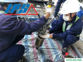QUY TRÌNH THAY VÒNG BI ĐỘNG CƠ ĐIỆN MÁY BƠM CÔNG NGHIỆP.